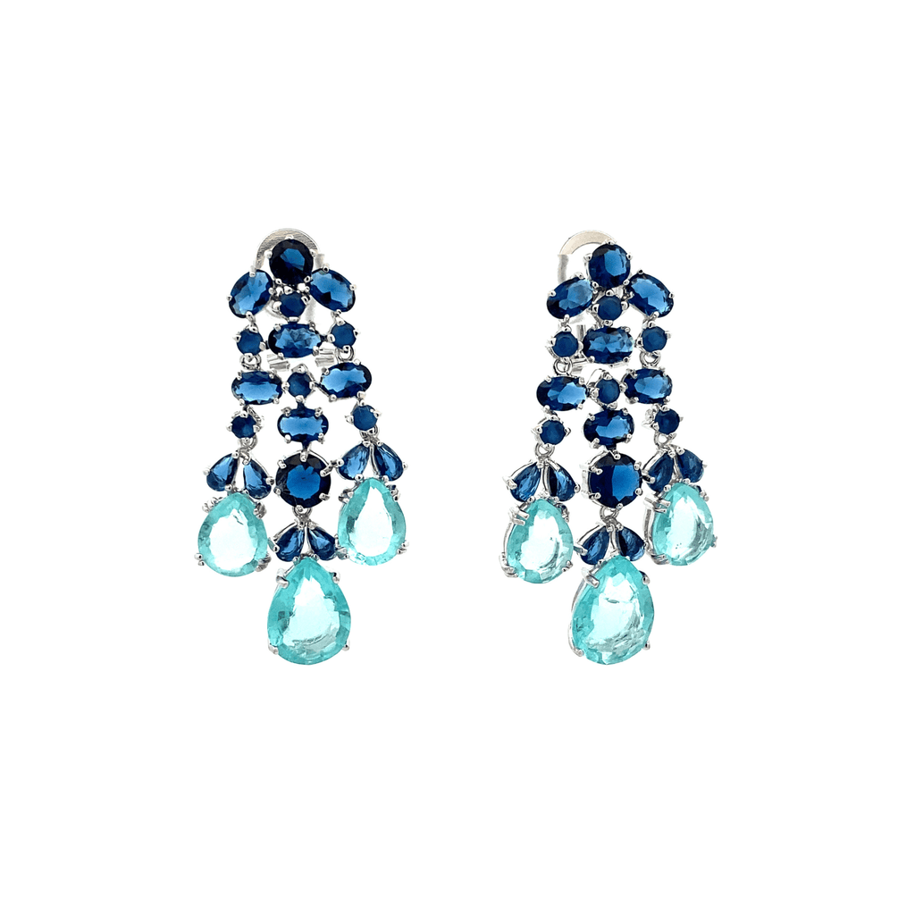 Modern Blue Crush Drop Dangle Earrings | The Shop'n Glow