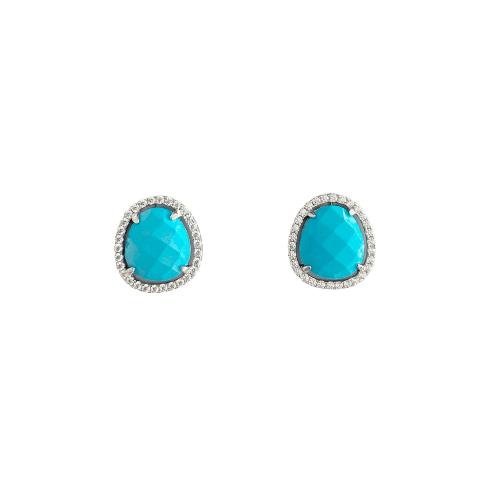 Turquoise Stud Earrings - The Shop'n Glow