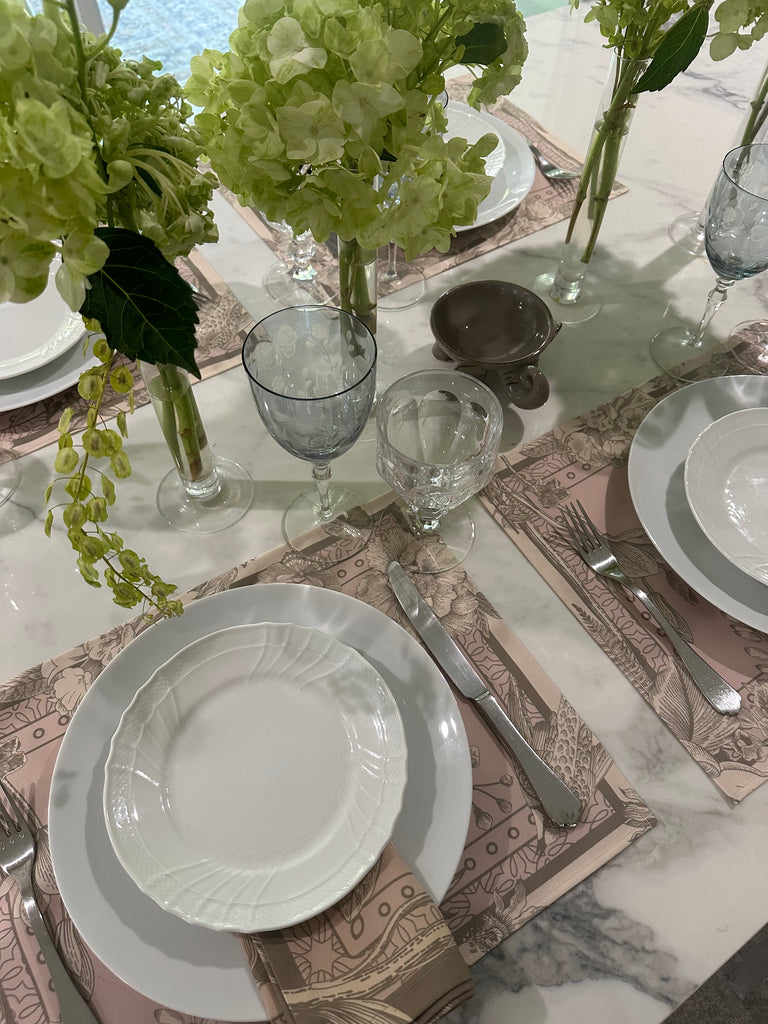 Elegant chic Pink Placemats Napkins (Set of 2) | The Shop'n Glow