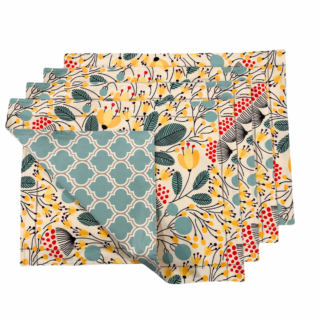 Elegant Reversible Floral Placemats (Set of 4) (Copy)