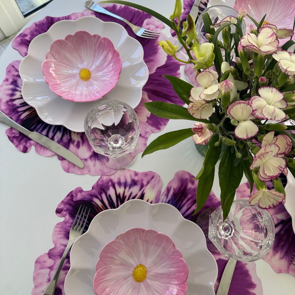 Premiun Purple Flower Placemats (set of 2) | The Shop'n Glow