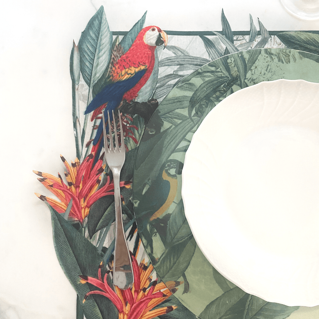 Premiun Tropical Birds Placemats | The Shop'n Glow