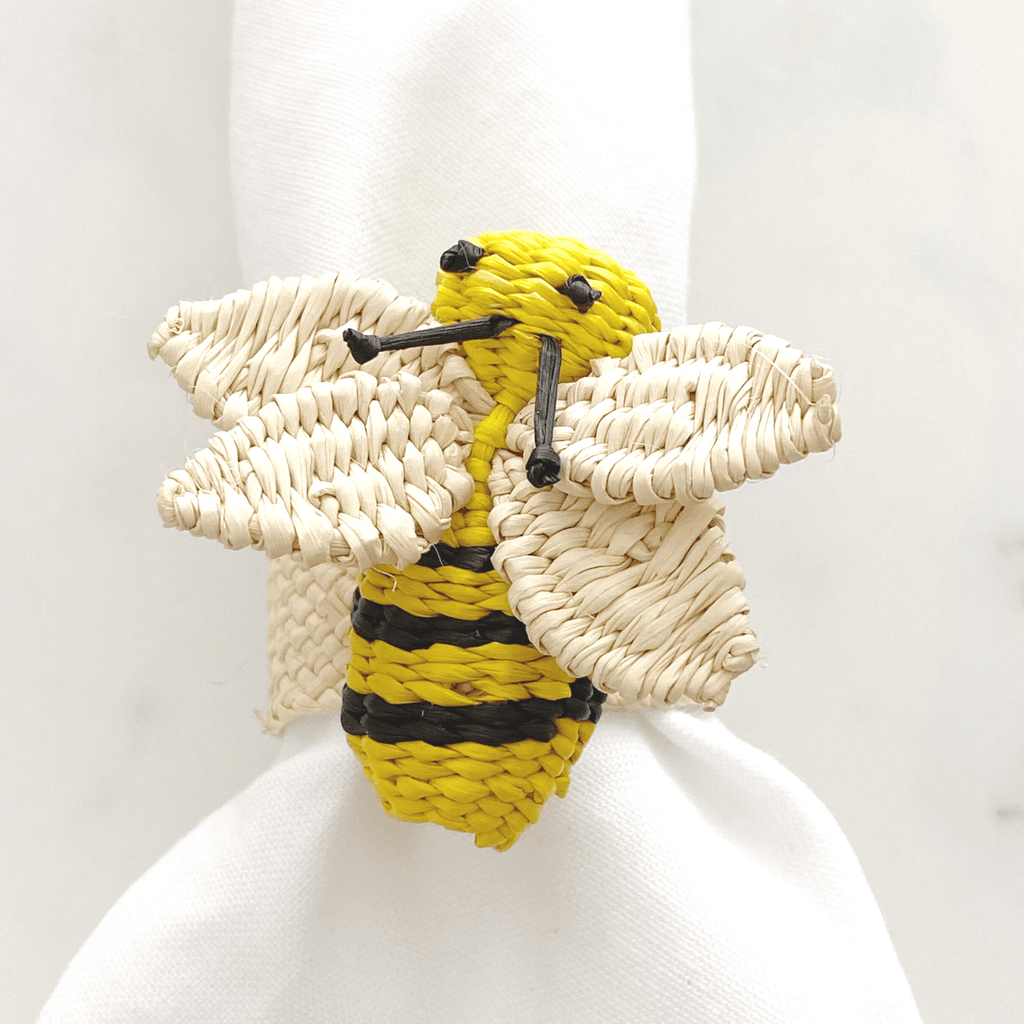 Palma de Iraca Little Bee Napkin Ring - The Shop'n Glow