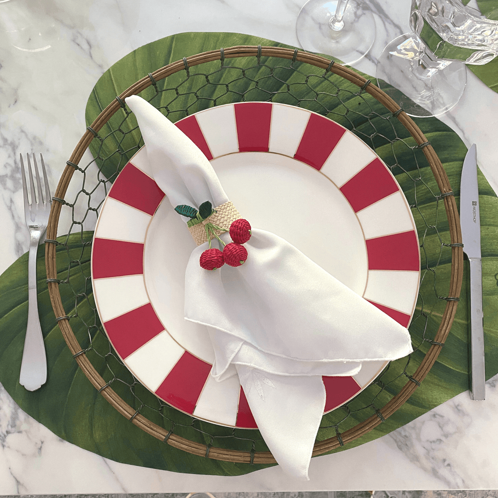 Premiun Green Leaf Placemats (set of 2)