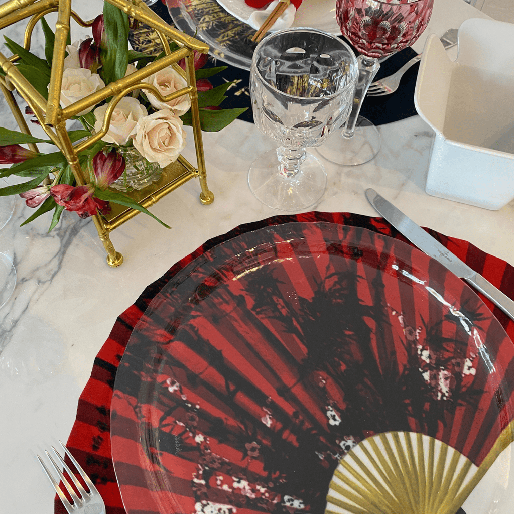 Oriental Fan Placemats | The Shop'n Glow