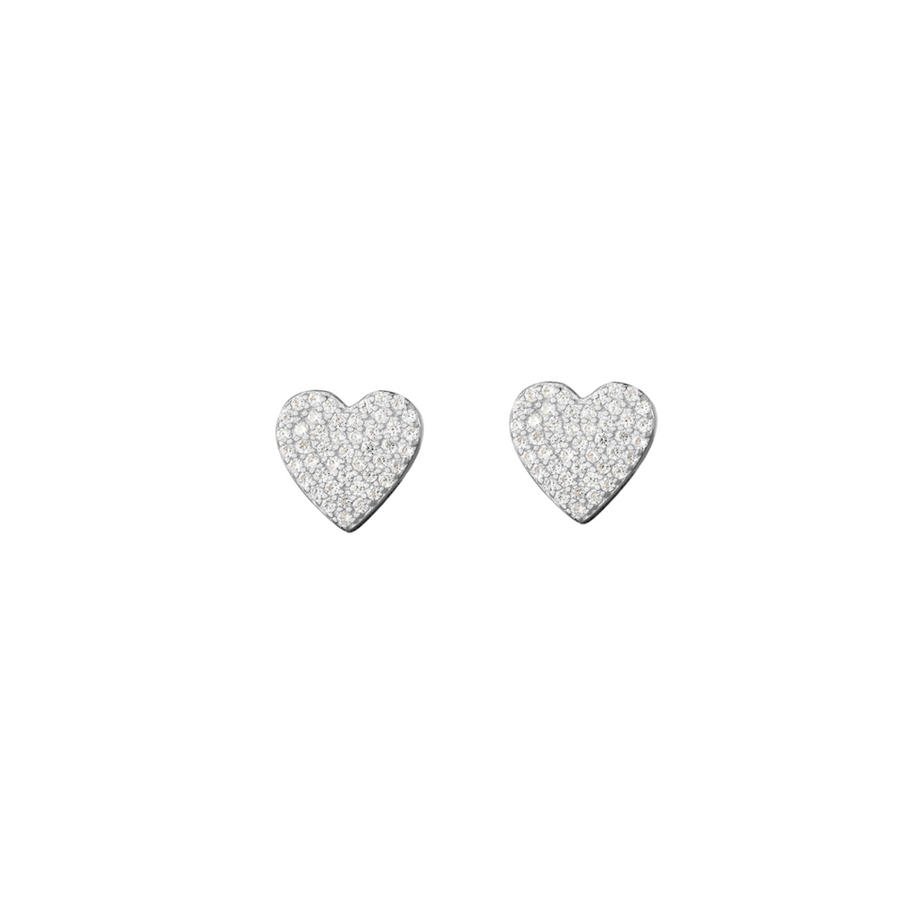 Full Heart of Love Stud Earrings | The Shop'n Glow