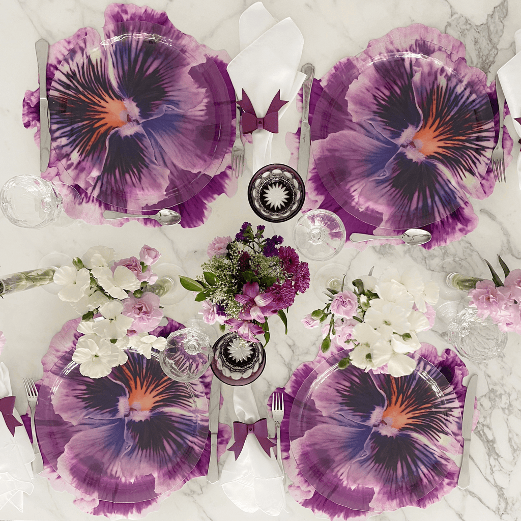 Set of 2 Purple Flower Placemats | The Shop'n Glow