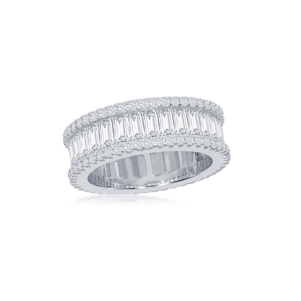 Sterling Silver Eternity Band Ring - The Shop'n Glow