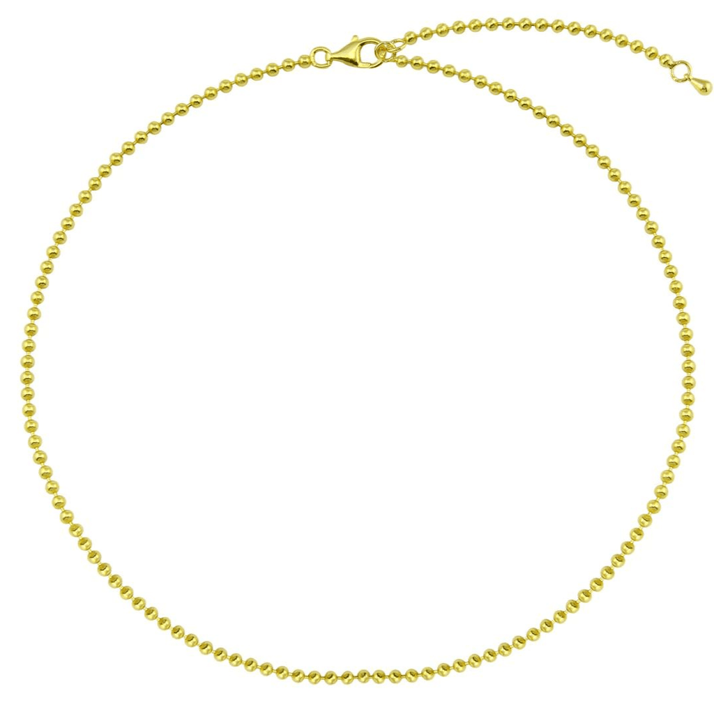 Gold Necklace with Charm