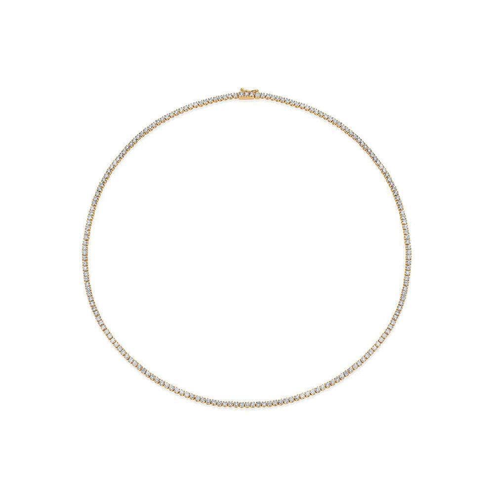 The Thin Tennis Necklace gold | The Shop'n Glow